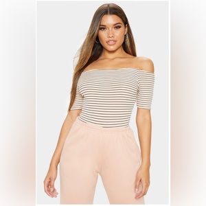 Womens Off Shoulder Bodysuit